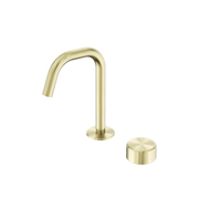 Nero Serenity Progressive Basin Mixer Edge Spout With Metal Handle