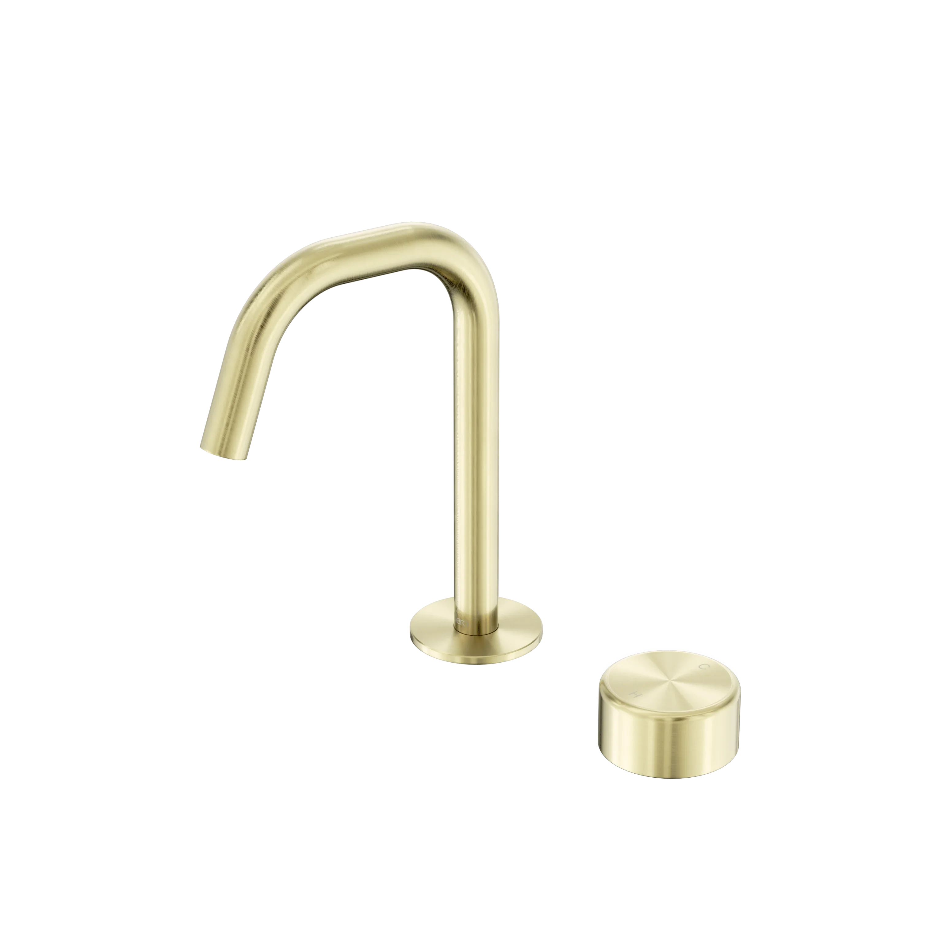 Nero Serenity Progressive Basin Mixer Edge Spout With Metal Handle