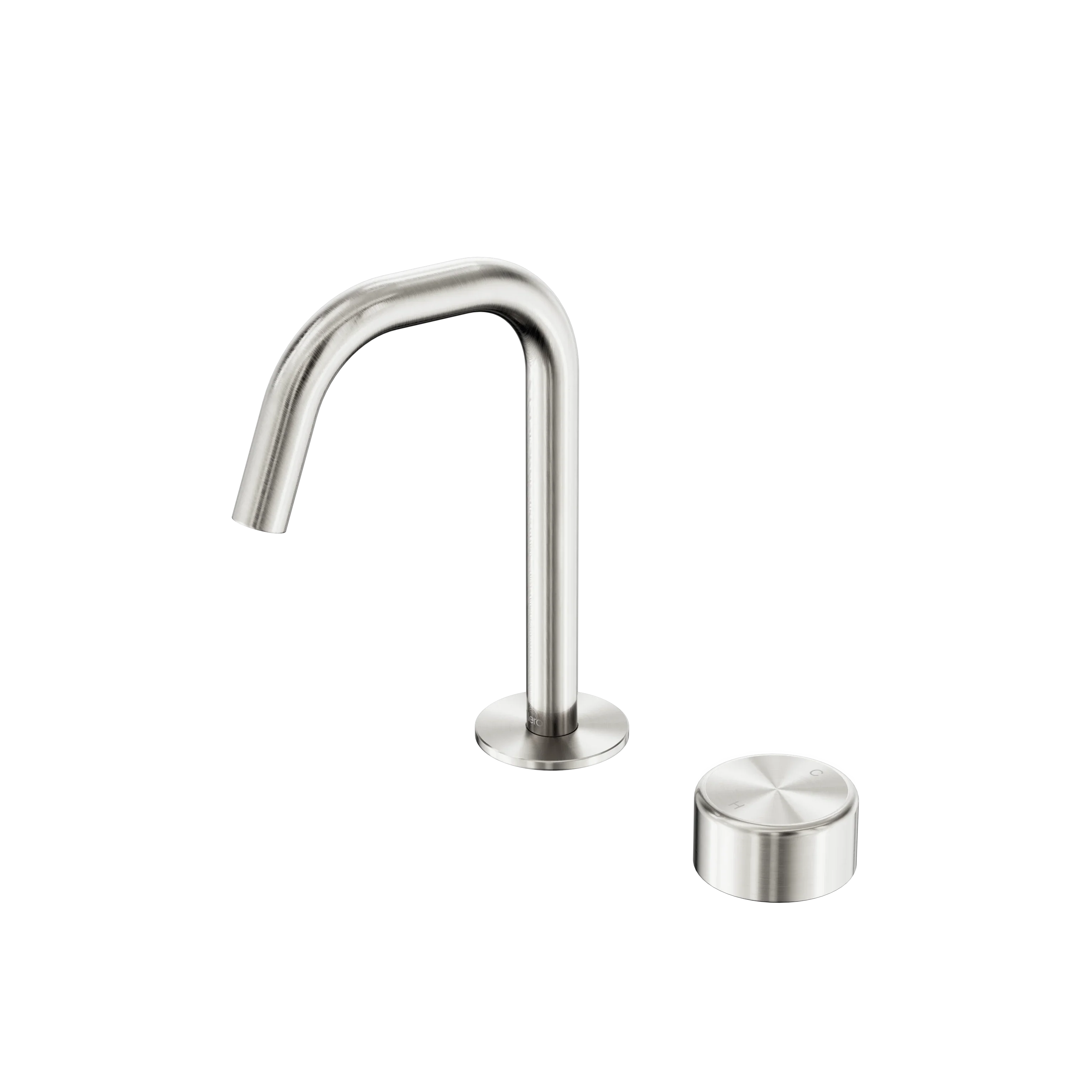 Nero Serenity Progressive Basin Mixer Edge Spout With Metal Handle