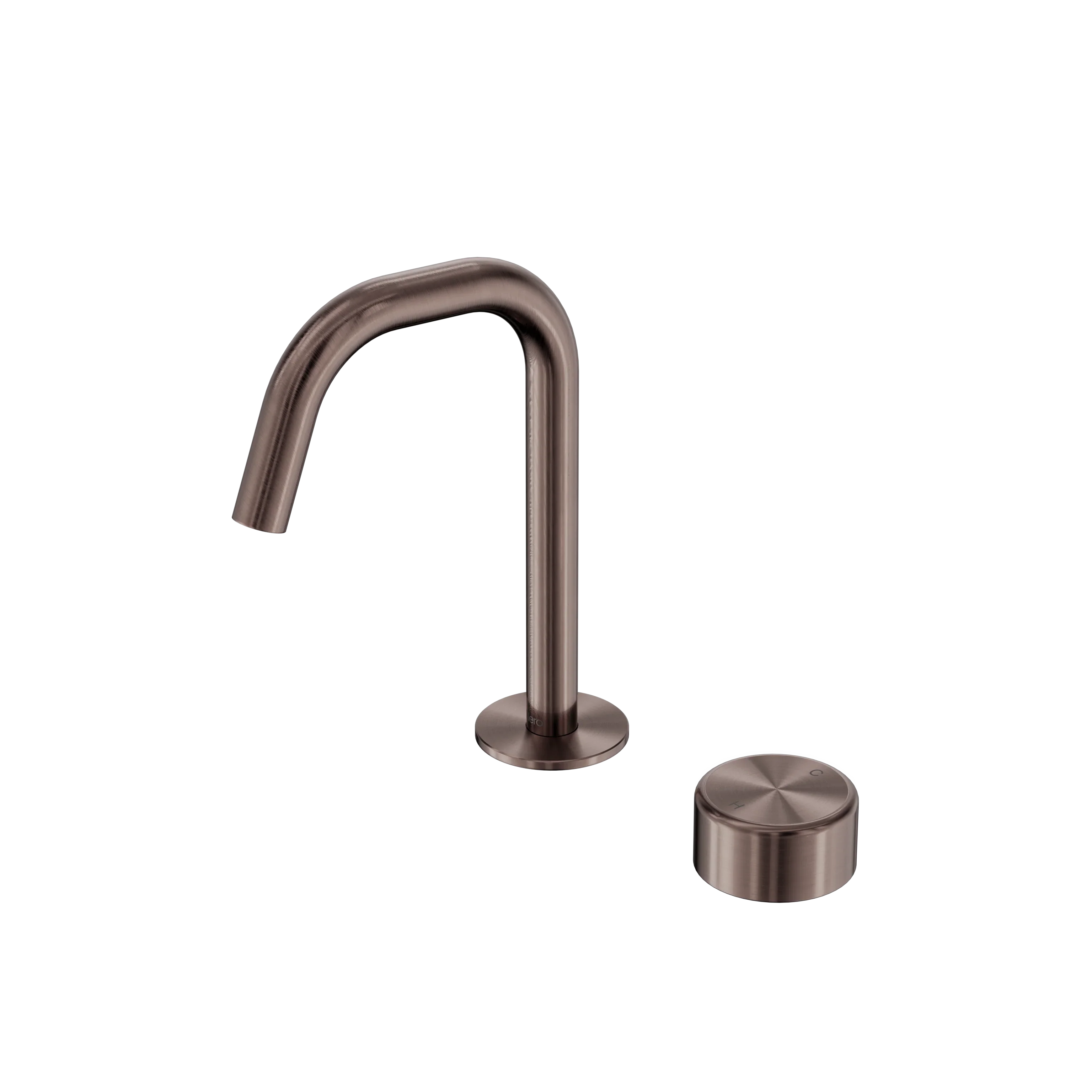 Nero Serenity Progressive Basin Mixer Edge Spout With Metal Handle