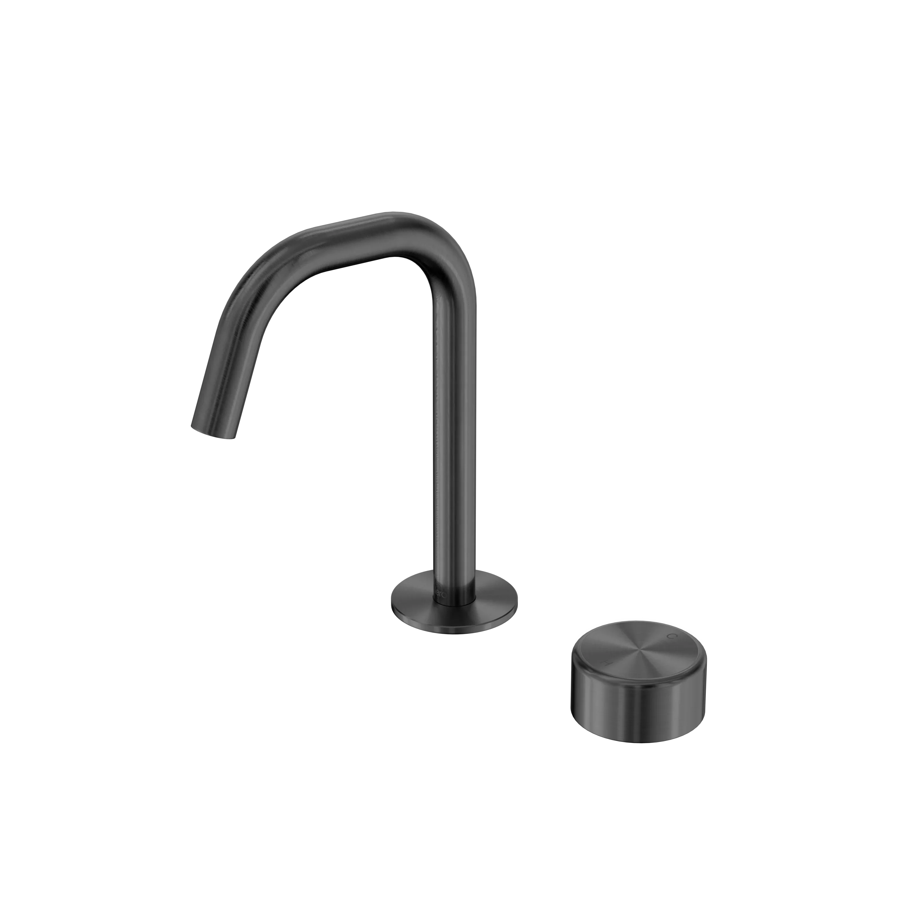 Nero Serenity Progressive Basin Mixer Edge Spout With Metal Handle