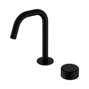 Nero Serenity Progressive Basin Mixer Edge Spout With Metal Handle, Matte Black