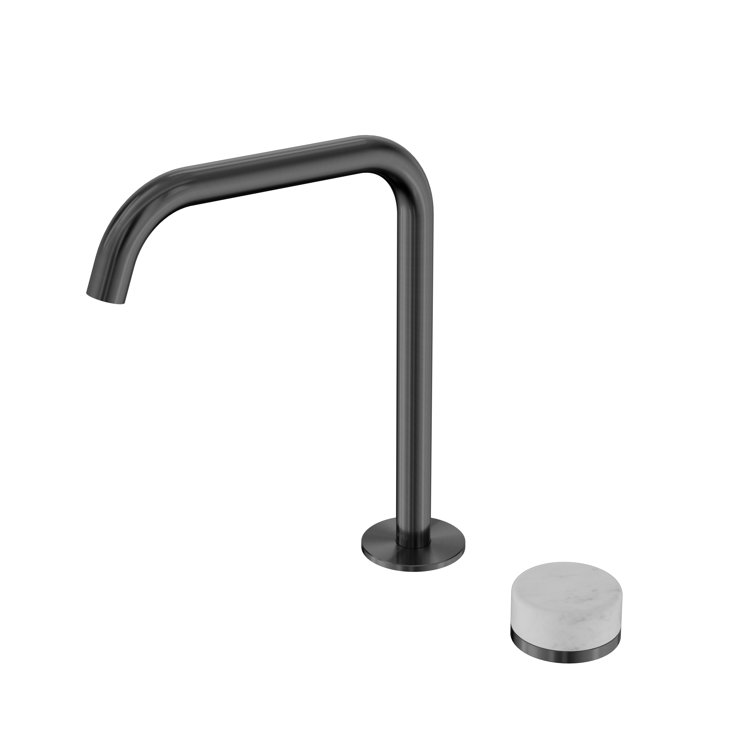 Nero Serenity Progressive Bath/Kitchen Mixer Edge Spout With Carrara Handle