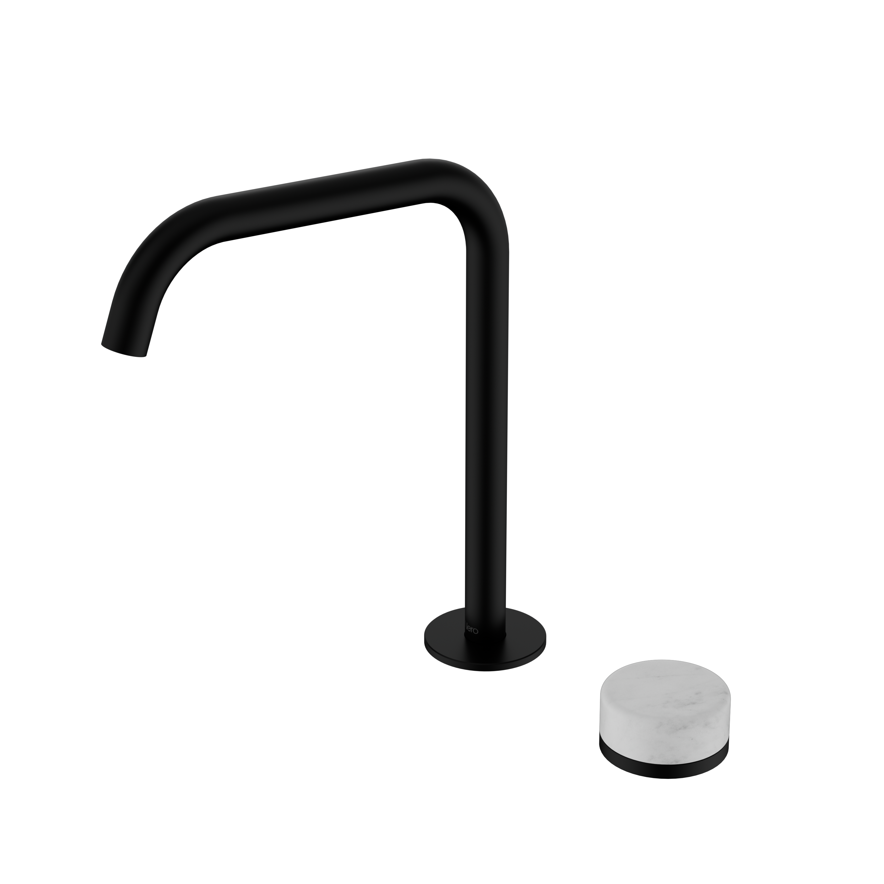 Nero Serenity Progressive Bath/Kitchen Mixer Edge Spout With Carrara Handle