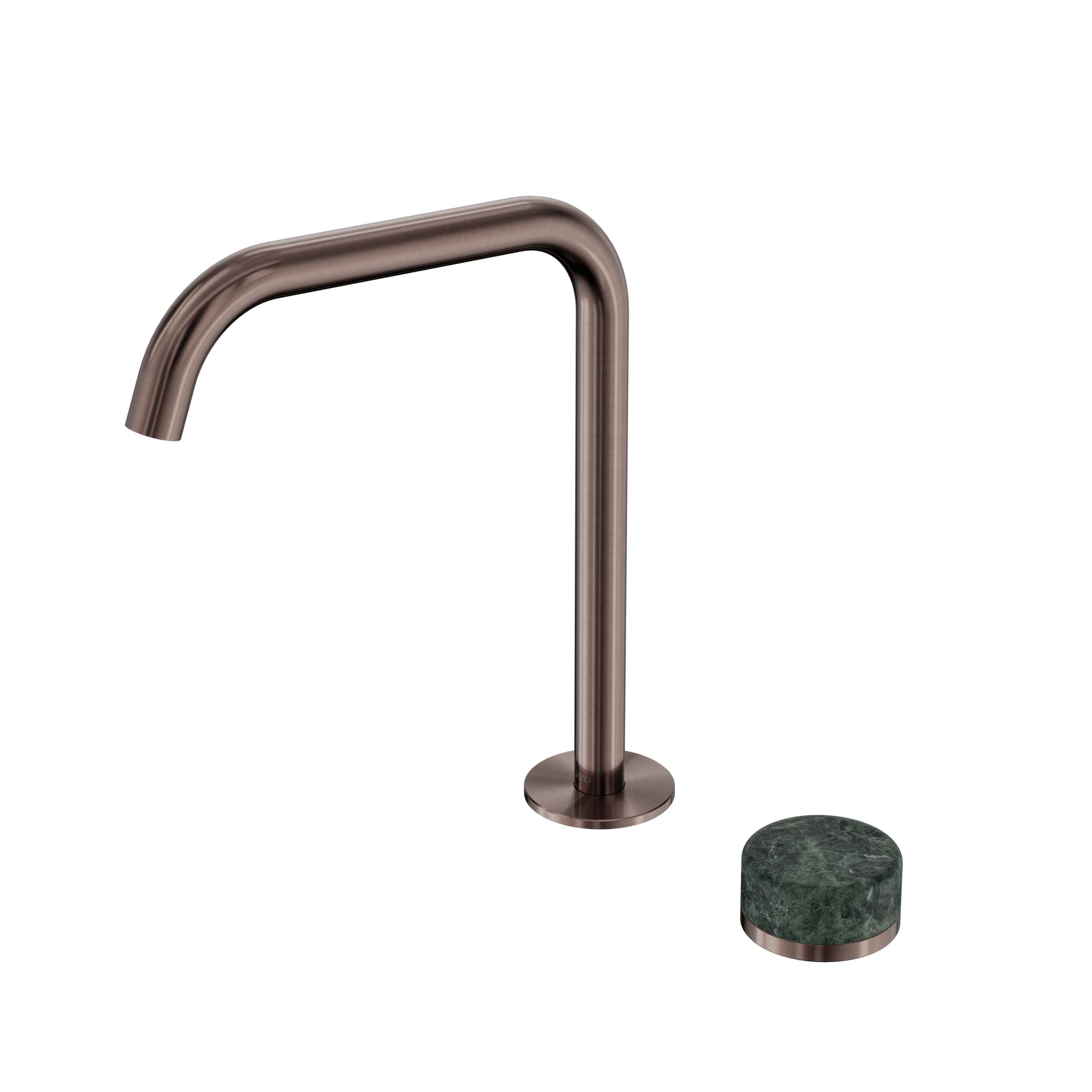 Nero Serenity Progressive Bath/Kitchen Mixer Edge Spout With Verde Alpi Handle