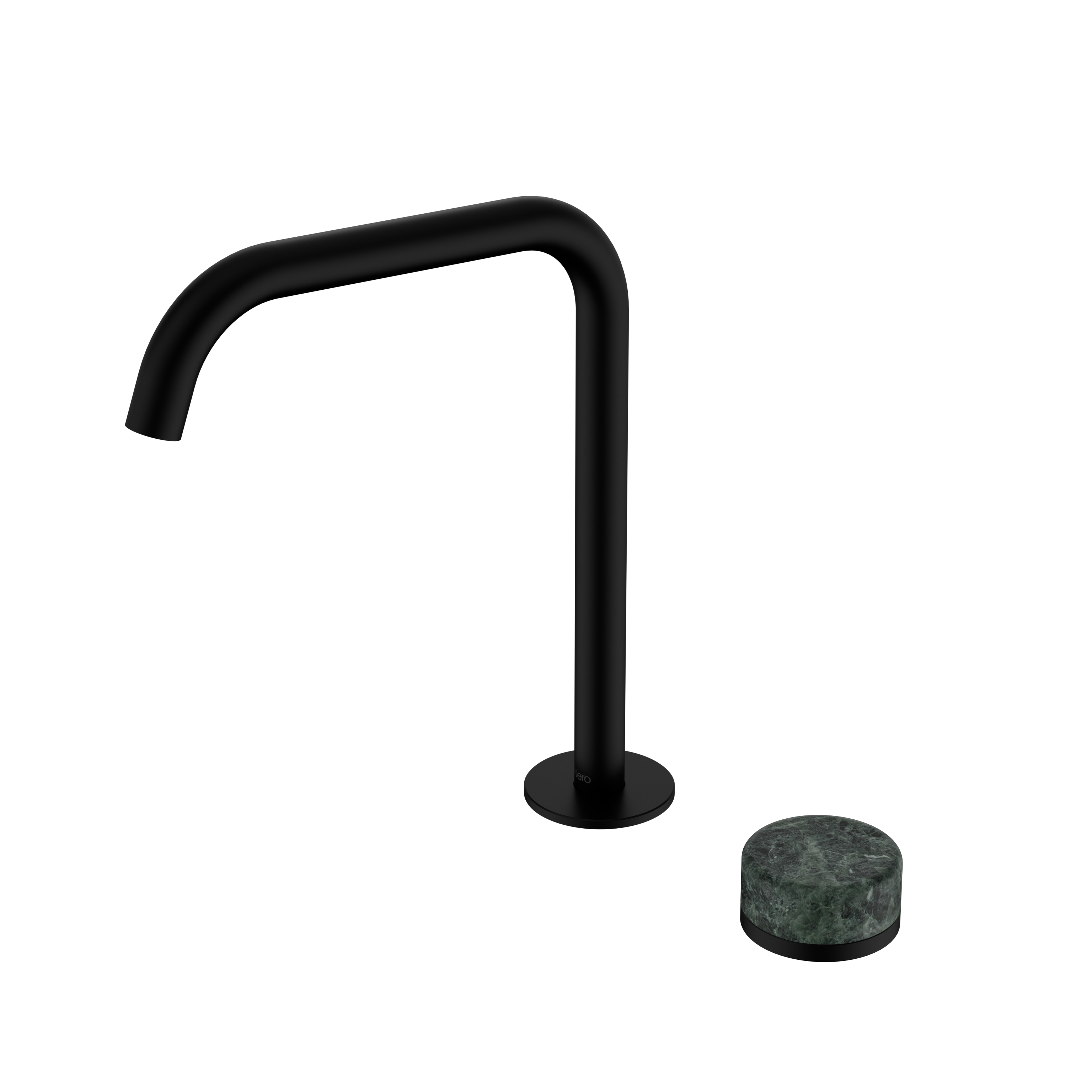 Nero Serenity Progressive Bath/Kitchen Mixer Edge Spout With Verde Alpi Handle