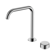 Nero Serenity Progressive Bath/Kitchen Mixer Edge Spout With Metal Handle, Chrome