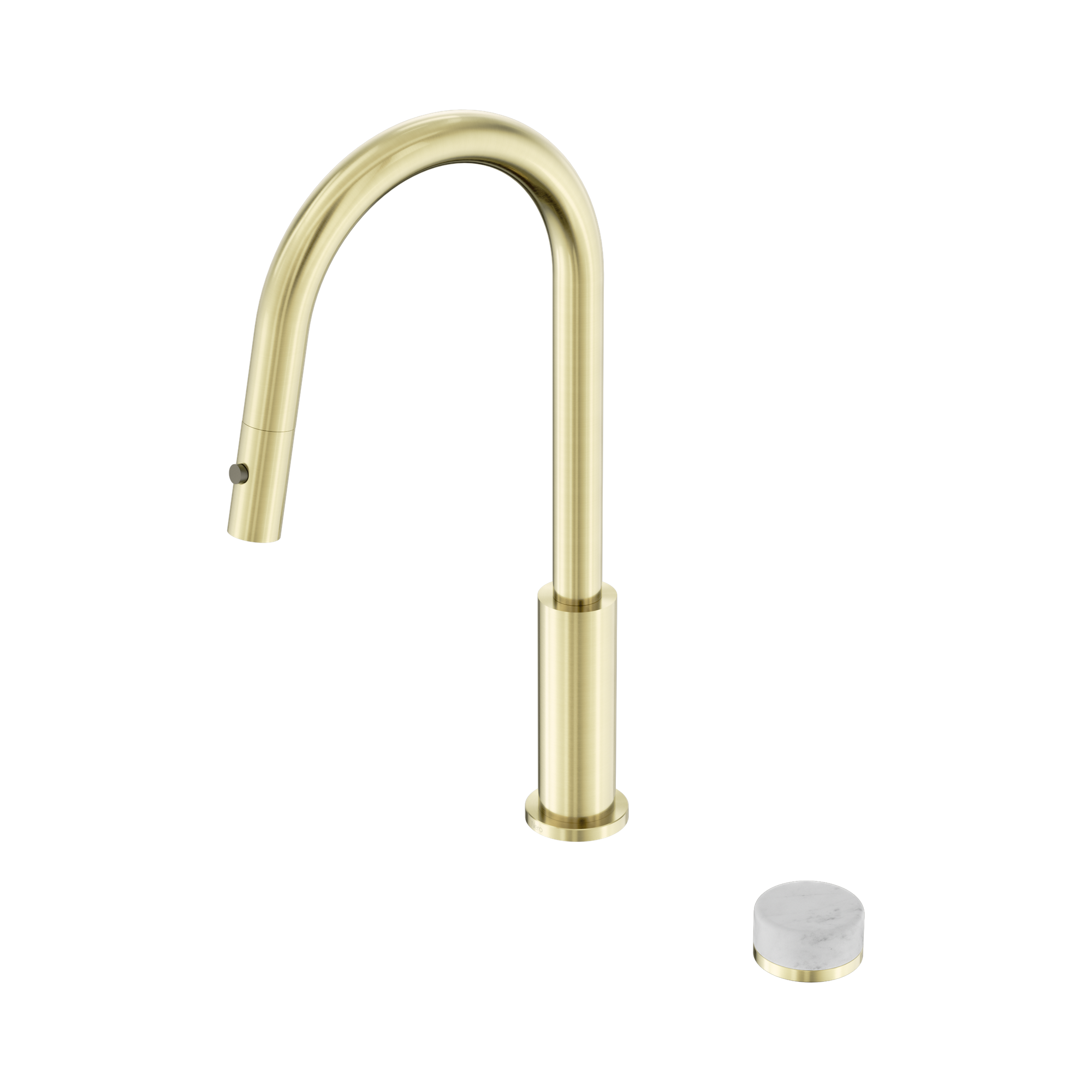 Nero Serenity Progressive Pull Out Kitchen Set With Carrara Handle, Brushed Gold