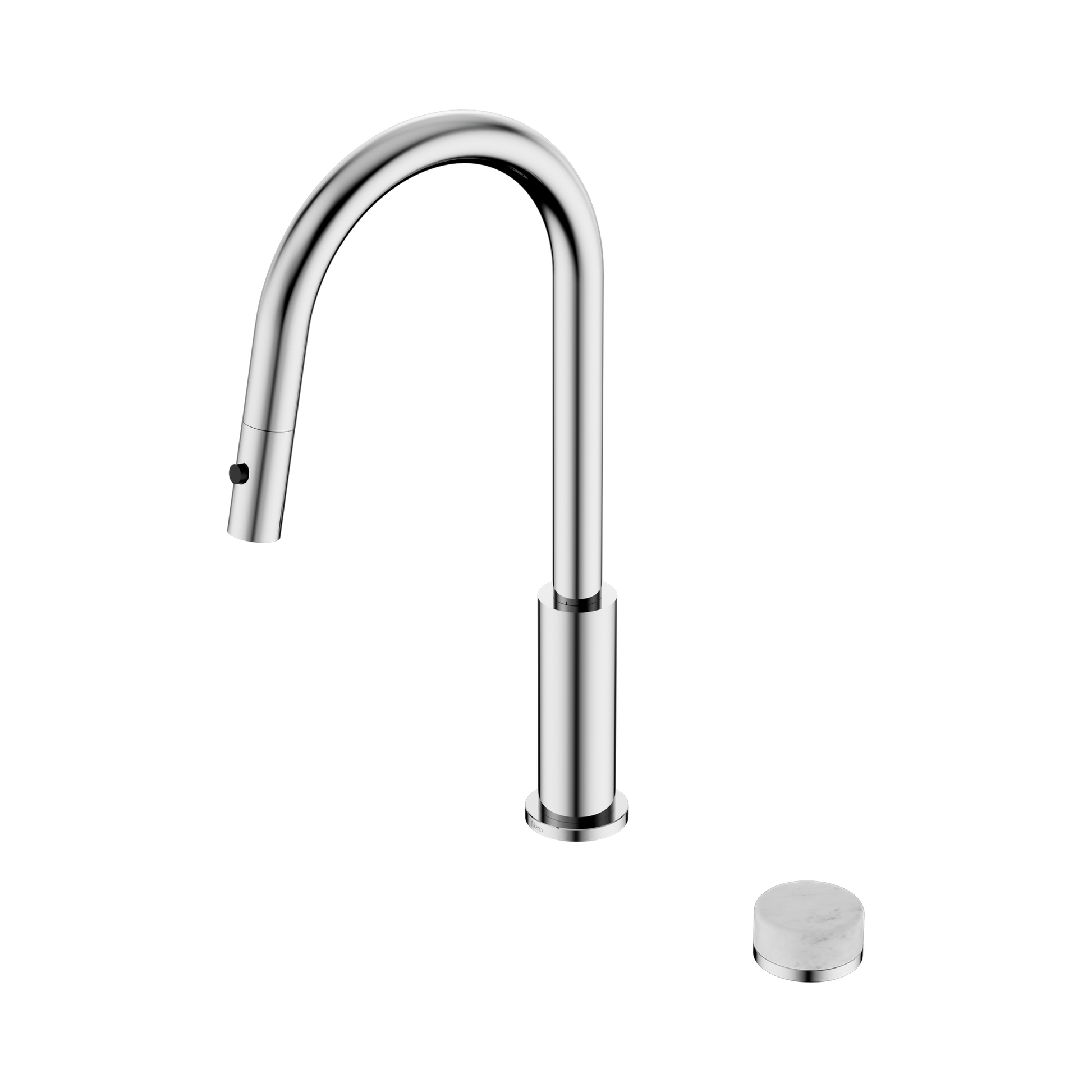Nero Serenity Progressive Pull Out Kitchen Set With Carrara Handle, Chrome