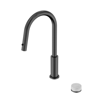 Nero Serenity Progressive Pull Out Kitchen Set With Carrara Handle, Gun Metal