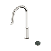 Nero Serenity Progressive Pull Out Kitchen Set With Verde Alpi Handle, Brushed Nickel