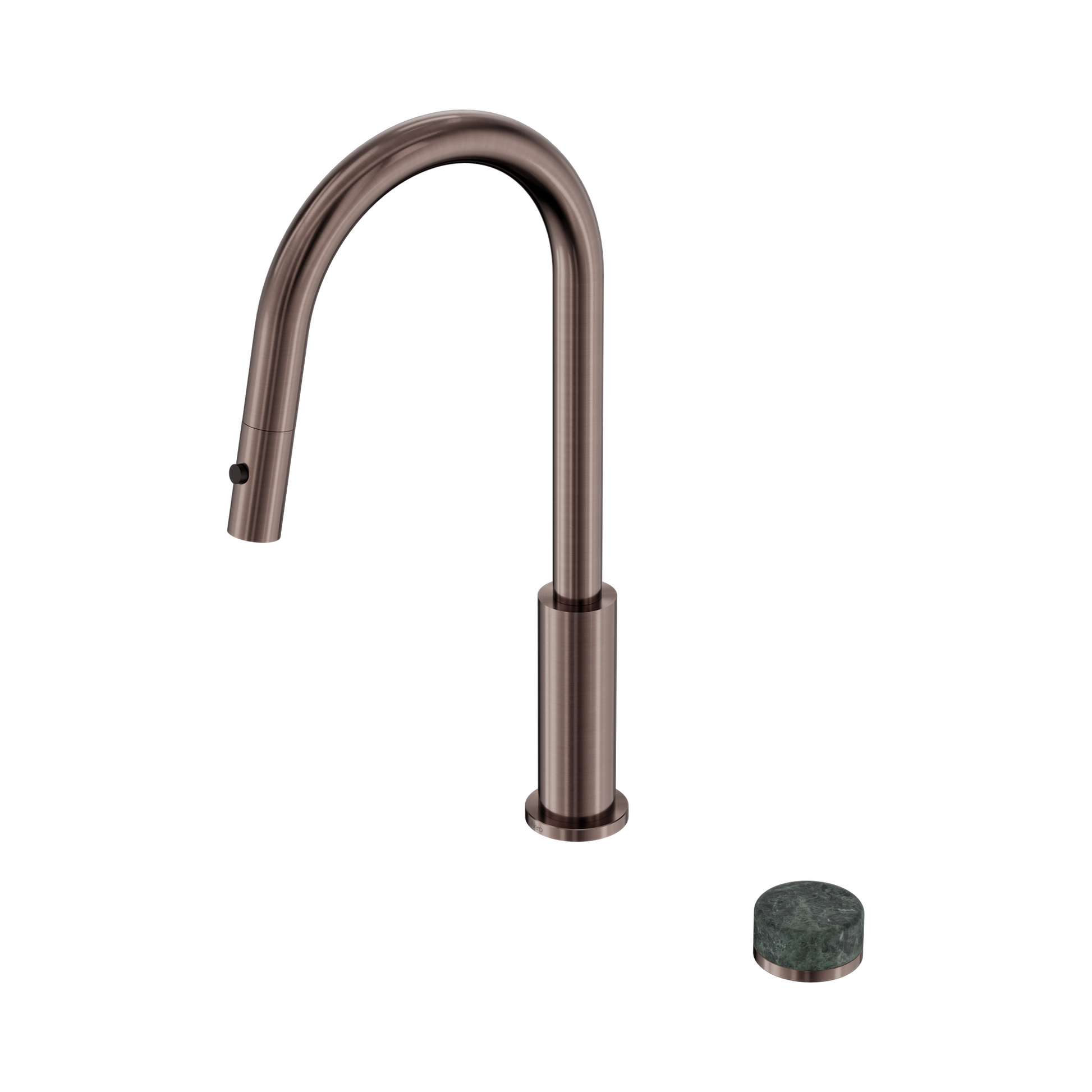 Nero Serenity Progressive Pull Out Kitchen Set With Verde Alpi Handle, Brushed Bronze