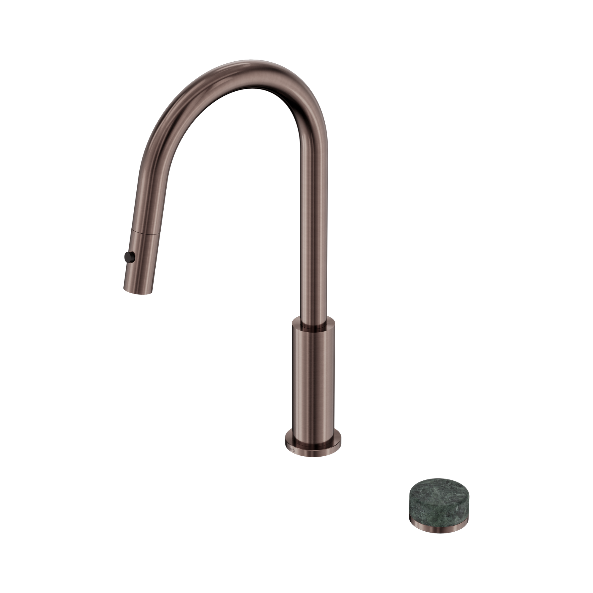 Nero Serenity Progressive Pull Out Kitchen Set With Verde Alpi Handle, Brushed Bronze