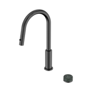 Nero Serenity Progressive Pull Out Kitchen Set With Verde Alpi Handle, Gun Metal