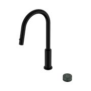 Nero Serenity Progressive Pull Out Kitchen Set With Verde Alpi Handle, Matte Black