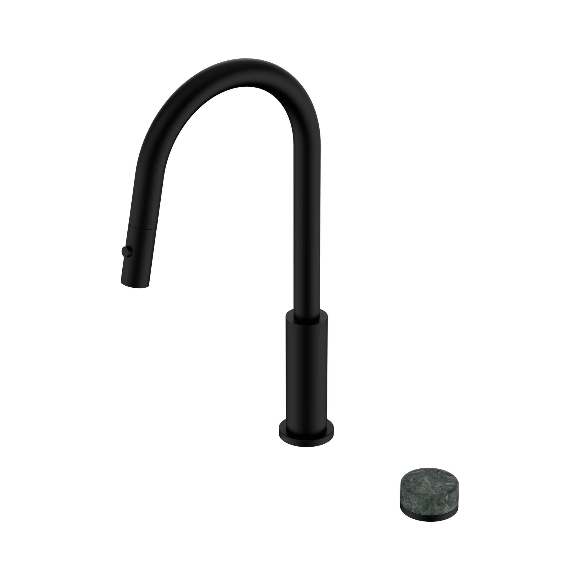 Nero Serenity Progressive Pull Out Kitchen Set With Verde Alpi Handle, Matte Black