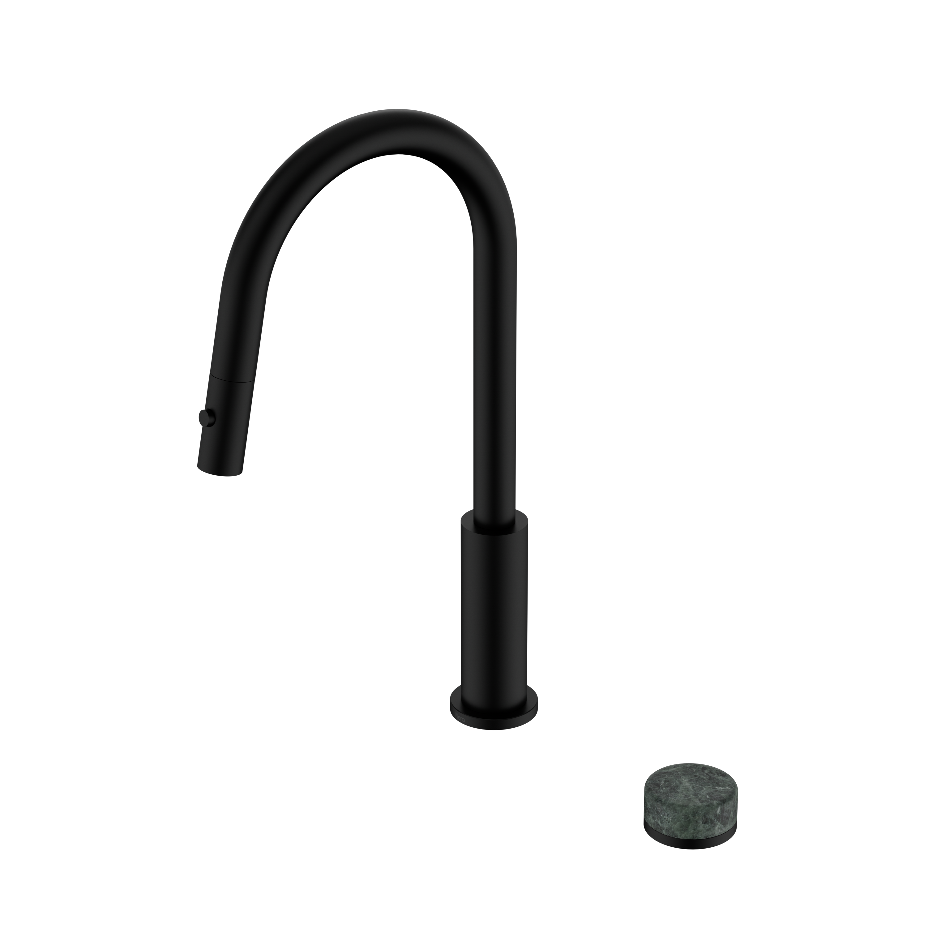 Nero Serenity Progressive Pull Out kitchen Set With Verde Alpi Handle