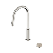 Nero Serenity Progressive Pull Out Kitchen Set With Rome Travertine Handle, Brushed Nickel
