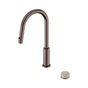 Nero Serenity Progressive Pull Out Kitchen Set With Rome Travertine Handle, Brushed Bronze