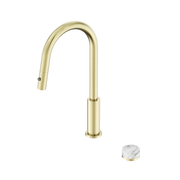 Nero Serenity Progressive Pull Out kitchen Set With Arabescato Corchia Handle