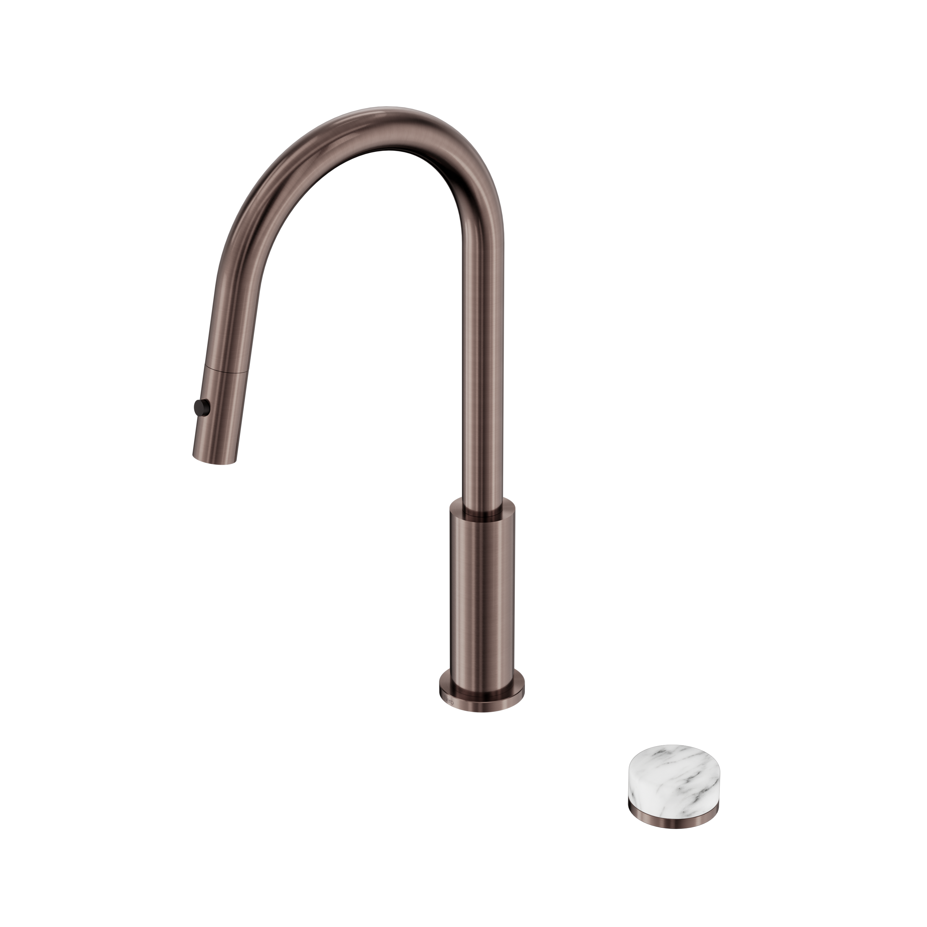 Nero Serenity Progressive Pull Out kitchen Set With Arabescato Corchia Handle