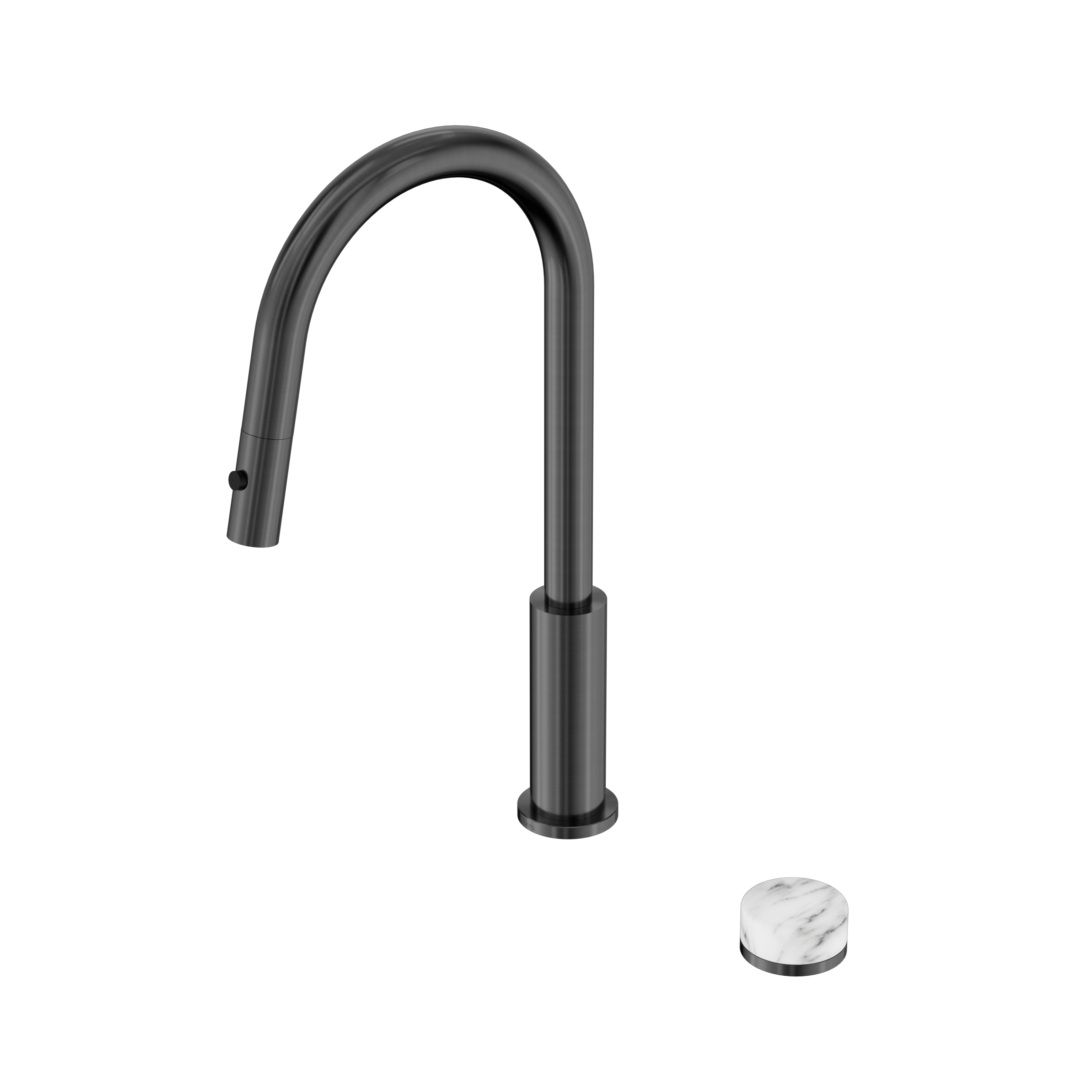 Nero Serenity Progressive Pull Out kitchen Set With Arabescato Corchia Handle