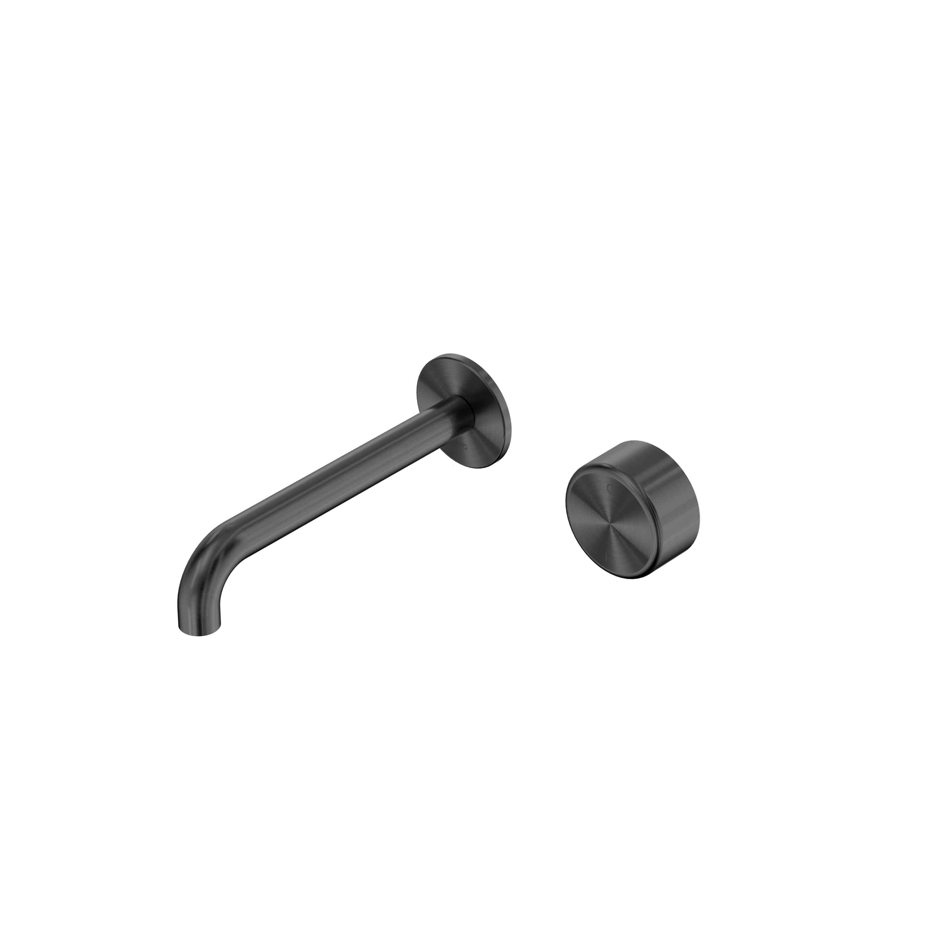 Nero Serenity Progressive Wall Basin Mixer Spout With Metal Handle