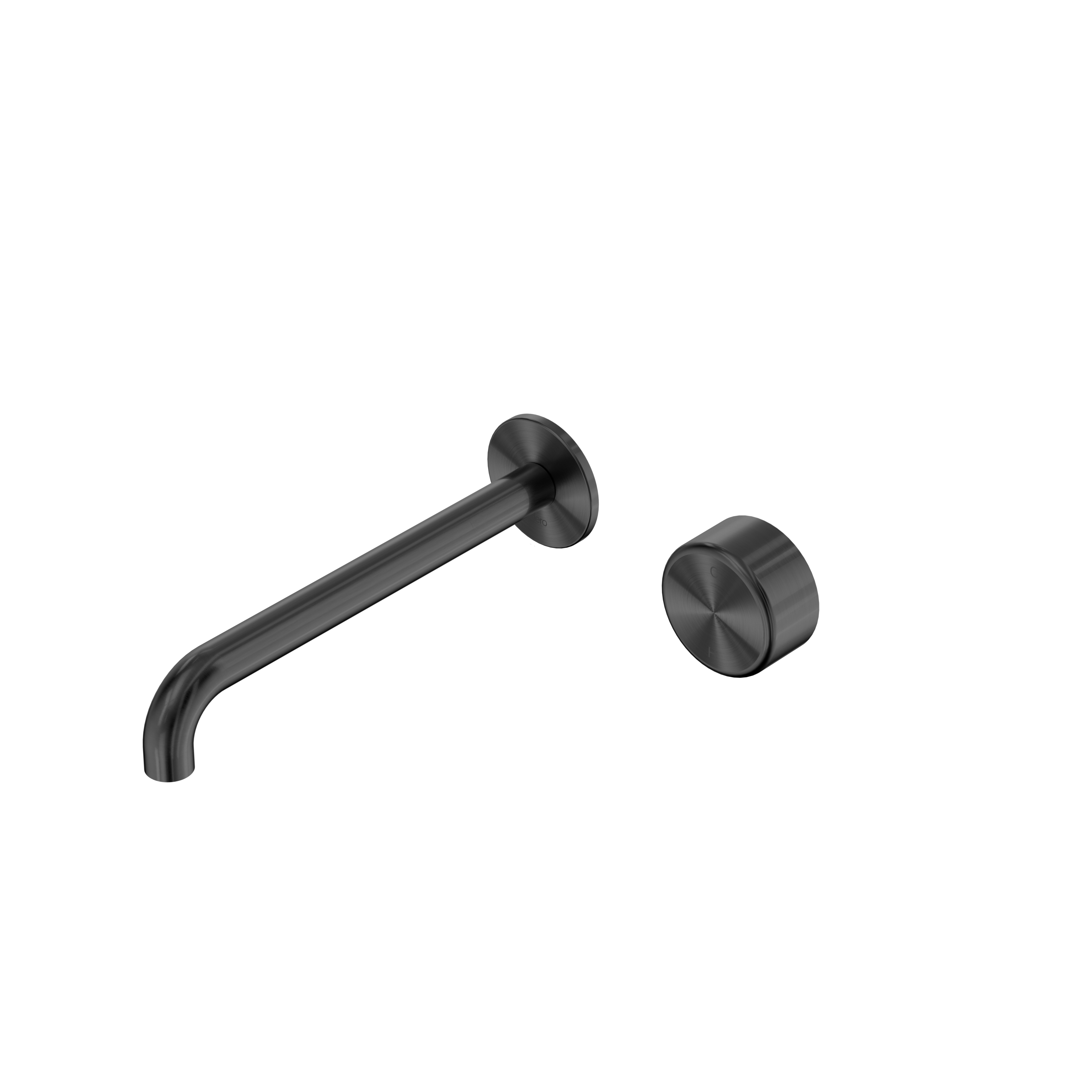 Nero Serenity Progressive Wall Basin Mixer Spout With Metal Handle