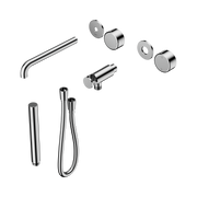 Nero Serenity Progressive Shower System With Spout With Metal Handle And Slim Shower Trim Kit Only, Chrome