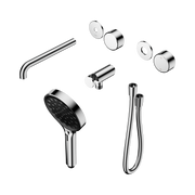 Nero Serenity Progressive Shower System With Spout With Metal Handle And Serenity Hand Shower Trim Kit Only, Chrome