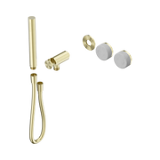 Nero Serenity Progressive Shower System With Carrara Handle And Slim Shower Trim Kit Only, Brushed Gold