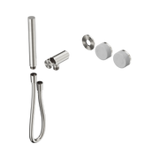 Nero Serenity Progressive Shower System With Carrara Handle And Slim Shower Trim Kit Only, Brushed Nickel
