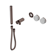 Nero Serenity Progressive Shower System With Carrara Handle And Slim Shower Trim Kit Only, Brushed Bronze