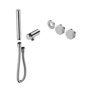 Nero Serenity Progressive Shower System With Carrara Handle And Slim Shower Trim Kit Only, Chrome
