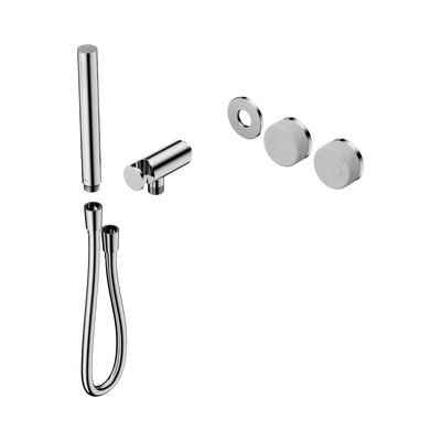Nero Serenity Progressive Shower System With Carrara Handle And Slim Shower Trim Kit Only, Chrome