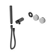 Nero Serenity Progressive Shower System With Carrara Handle And Slim Shower Trim Kit Only, Gun Metal