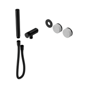 Nero Serenity Progressive Shower System With Carrara Handle And Slim Shower Trim Kit Only, Matte Black