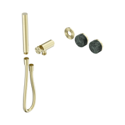 Nero Serenity Progressive Shower System With Verde Alpi Handle And Slim Shower Trim Kit Only, Brushed Gold