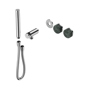 Nero Serenity Progressive Shower System With Verde Alpi Handle And Slim Shower Trim Kit Only, Chrome