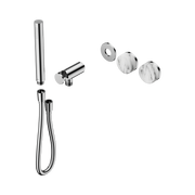 Nero Serenity Progressive Shower System With Arabescato Corchia Handle And Slim Shower Trim Kit Only, Chrome