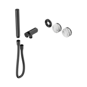 Nero Serenity Progressive Shower System With Arabescato Corchia Handle And Slim Shower Trim Kit Only, Gun Metal