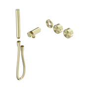 Nero Serenity Progressive Shower System With Metal Handle And Slim Shower Trim Kit Only, Brushed Gold