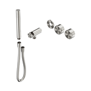 Nero Serenity Progressive Shower System With Metal Handle And Slim Shower Trim Kit Only, Brushed Nickel