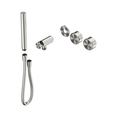 Nero Serenity Progressive Shower System With Metal Handle And Slim Shower Trim Kit Only, Brushed Nickel