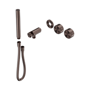 Nero Serenity Progressive Shower System With Metal Handle And Slim Shower Trim Kit Only, Brushed Bronze