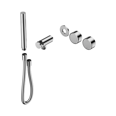 Nero Serenity Progressive Shower System With Metal Handle And Slim Shower Trim Kit Only, Chrome