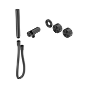 Nero Serenity Progressive Shower System With Metal Handle And Slim Shower Trim Kit Only, Gun Metal