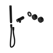 Nero Serenity Progressive Shower System With Metal Handle And Slim Shower Trim Kit Only, Matte Black