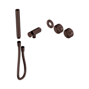 Nero Serenity Progressive Shower System With Metal Handle And Slim Shower Trim Kit Only, Rome Bronze