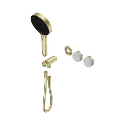 Nero Serenity Progressive Shower System With Carrara Handle And Serenity Hand Shower Trim Kit Only, Brushed Gold